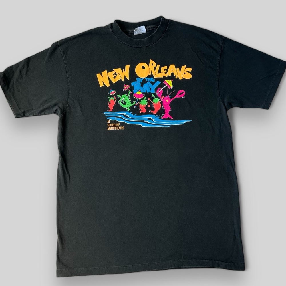 Vintage New Orleans By the Bay 1991 T Shirt Hanes XL Single Stitch
